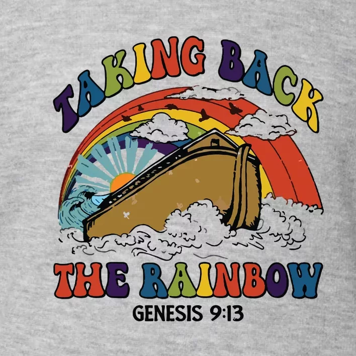 Christian Rainbow Jesus Rainbow Toddler Sweatshirt