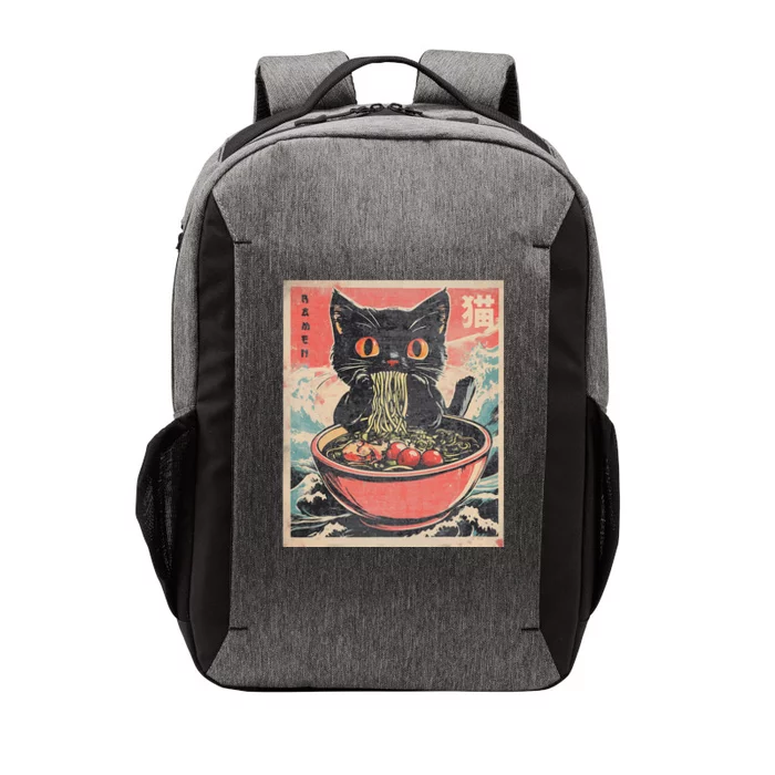 Cat Ramen Japanese Kawaii Cat Anime Vector Backpack