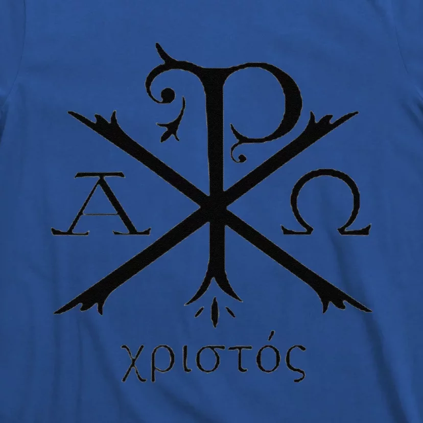 Chi Rho Jesus Christ Christian Ancient Monogram Gift T-Shirt