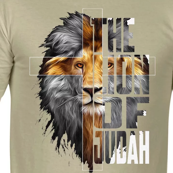 Christian Religious Jesus The Lion Of Judah Easter Yeshua Comfort Colors T-Shirt