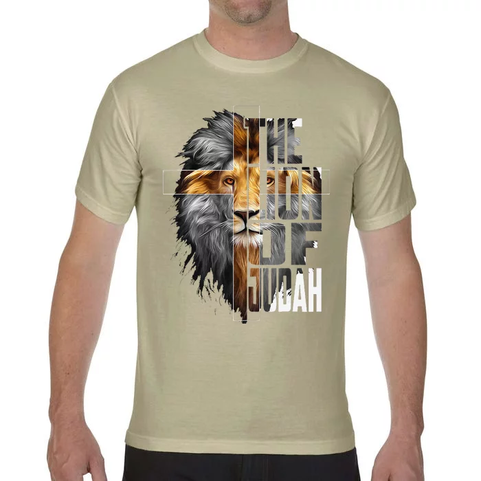 Christian Religious Jesus The Lion Of Judah Easter Yeshua Comfort Colors T-Shirt