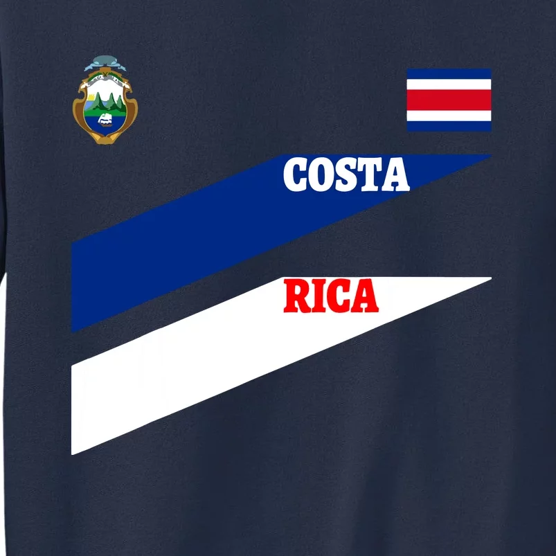 Costa Rica Jersey Flagsoccertravelfootball T Sweatshirt