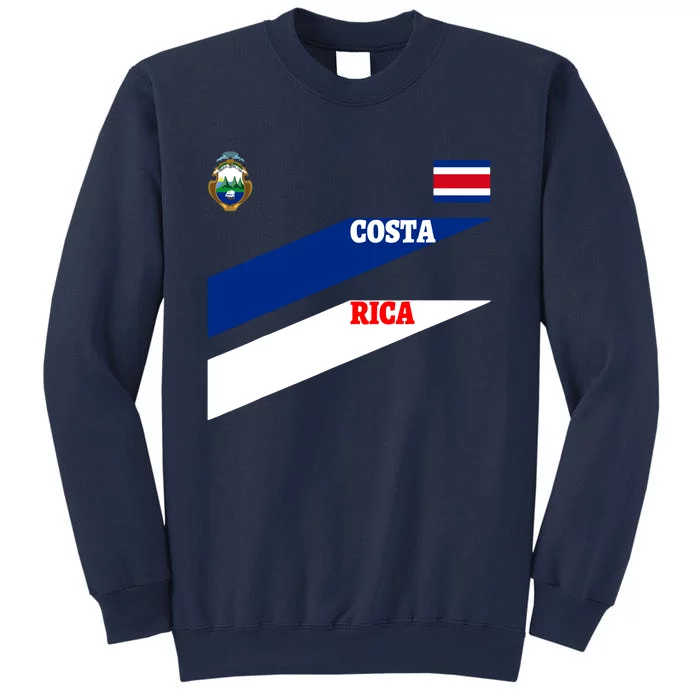 Costa Rica Jersey Flagsoccertravelfootball T Sweatshirt