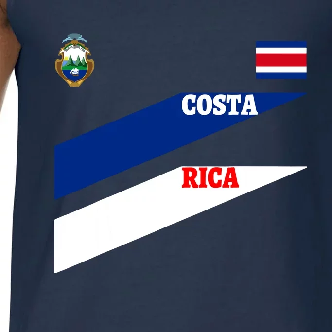 Costa Rica Jersey Flagsoccertravelfootball T Comfort Colors® Tank Top