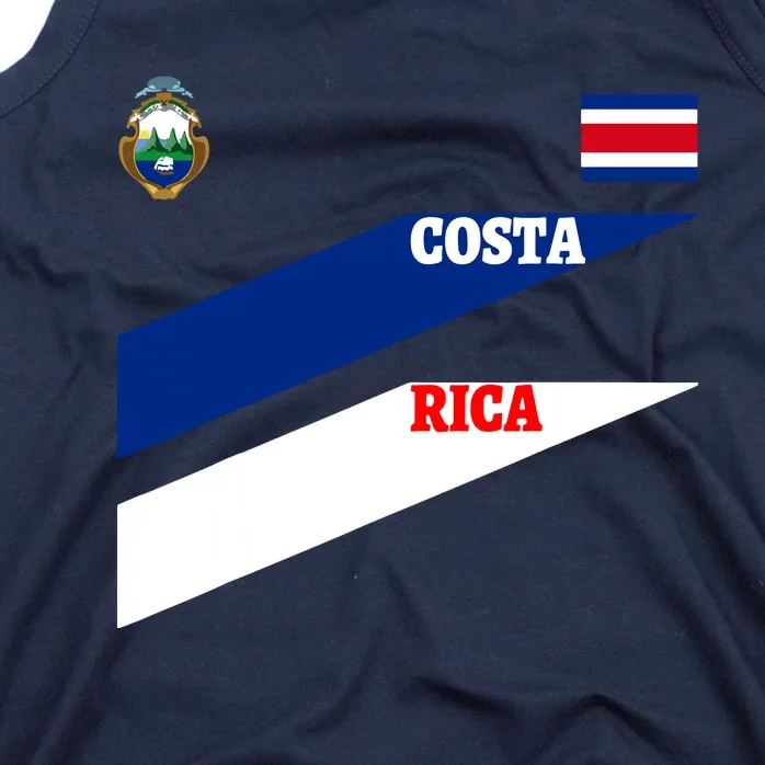 Costa Rica Jersey Flagsoccertravelfootball T Tank Top