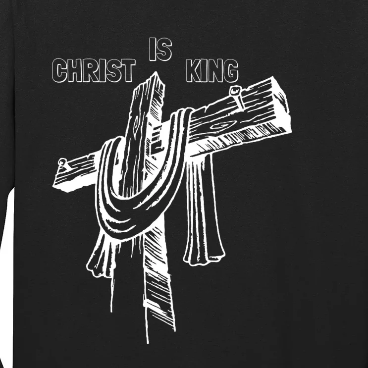 Christian Religious Jesus Christ Is King Long Sleeve Shirt