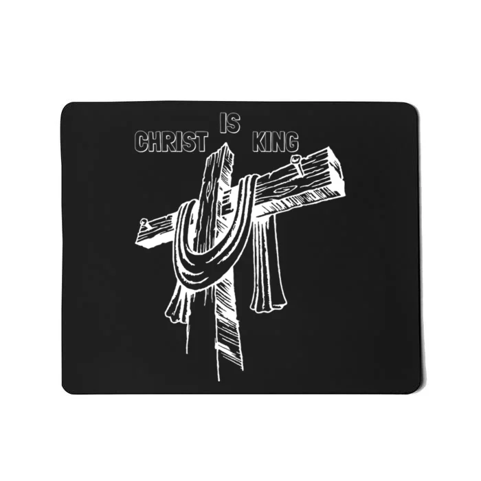 Christian Religious Jesus Christ Is King Mousepad