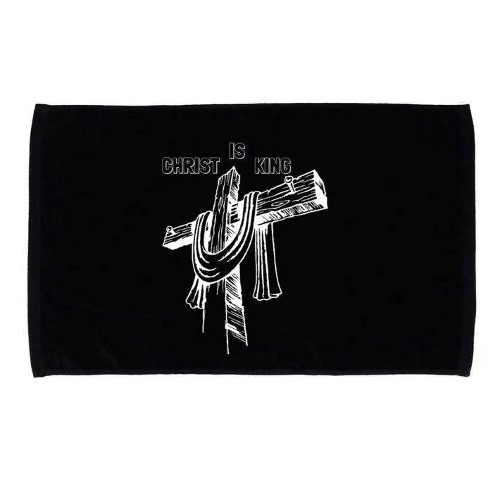 Christian Religious Jesus Christ Is King Microfiber Hand Towel