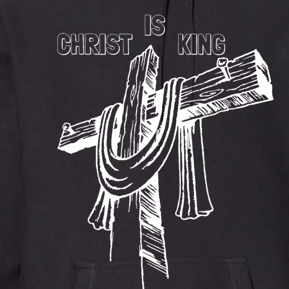 Christian Religious Jesus Christ Is King Premium Hoodie