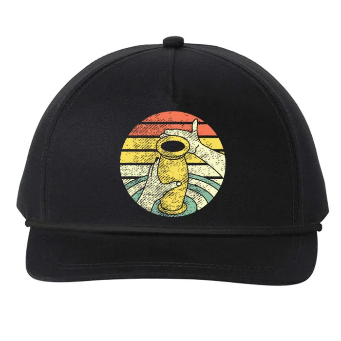 Ceramic Retro Kiln Pottery Snapback Five-Panel Rope Hat