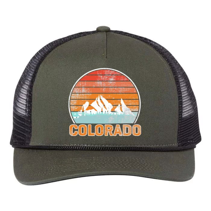 Colorado Retro Look Retro Rope Trucker Hat Cap