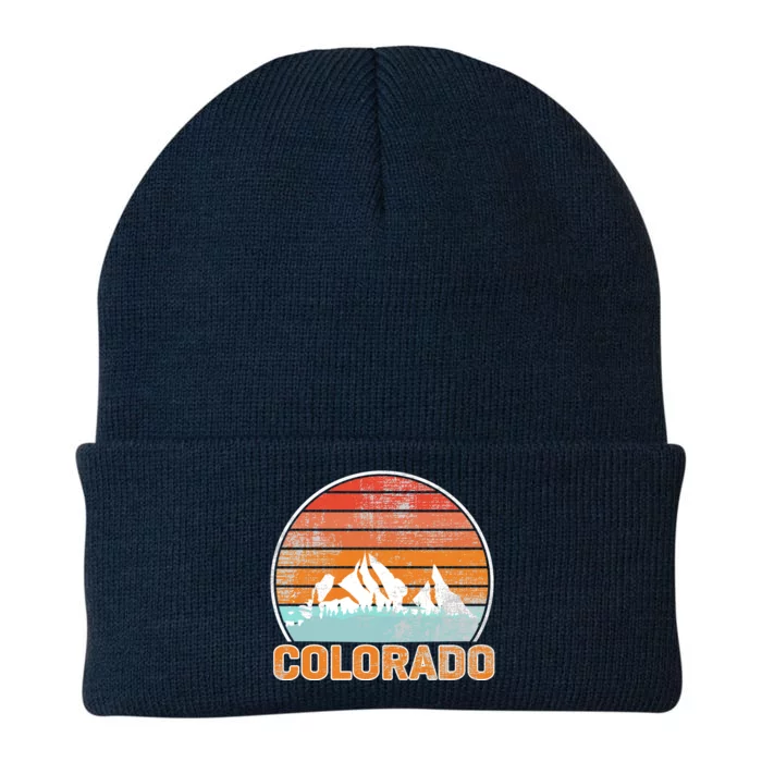 Colorado Retro Look Knit Cap Winter Beanie