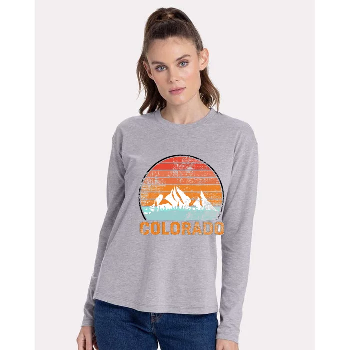 Colorado Retro Look Womens Cotton Relaxed Long Sleeve T-Shirt