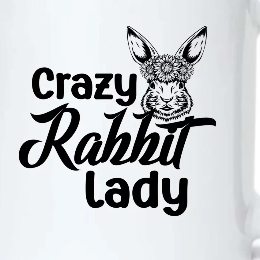 Crazy Rabbit Lady Bunny Mom Rabbit Owner Bunny Mama Gift Black Color Changing Mug