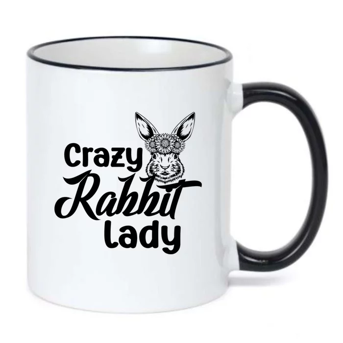 Crazy Rabbit Lady Bunny Mom Rabbit Owner Bunny Mama Gift Black Color Changing Mug