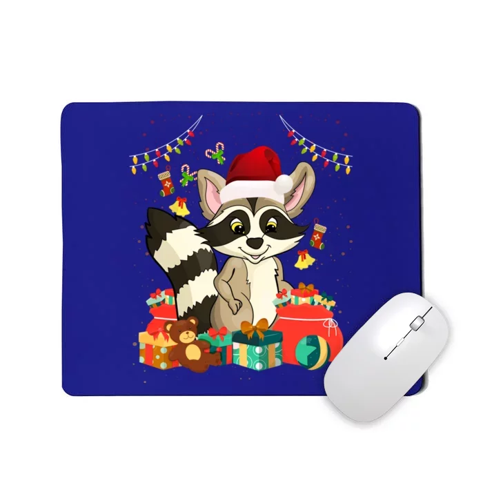 Cute Raccoon Lover Trash Panda Christmas Animal Xmas Racoon Gift Mousepad