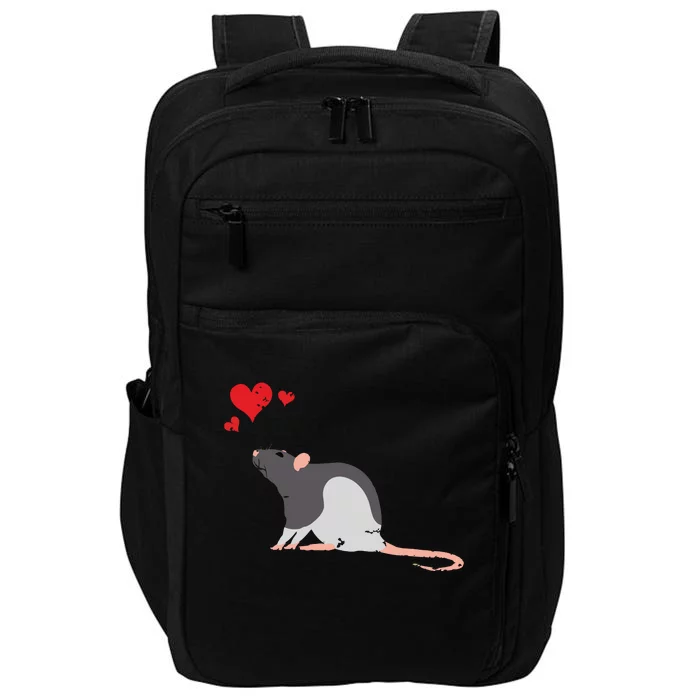 Cute Rat Lover Pet Mouse Or Rodent Gift Impact Tech Backpack