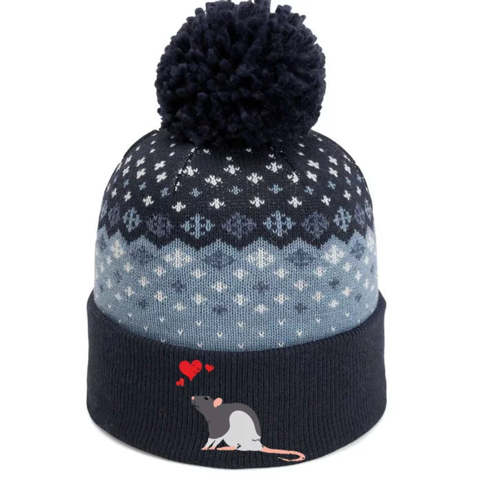 Cute Rat Lover Pet Mouse Or Rodent Gift The Baniff Cuffed Pom Beanie