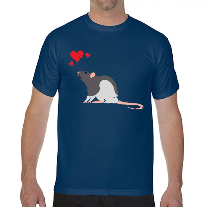 Cute Rat Lover Pet Mouse Or Rodent Gift Comfort Colors T-Shirt