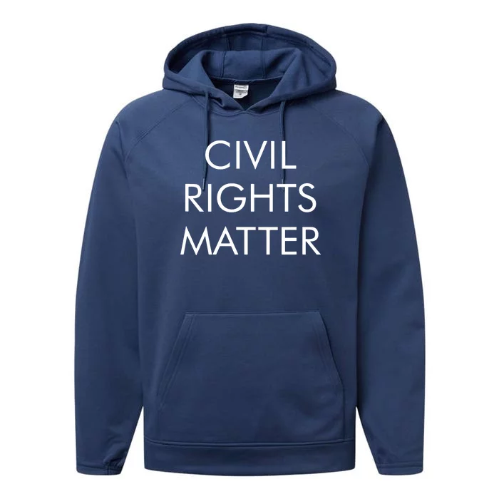 Civil Rights Matter Performance Fleece Hoodie