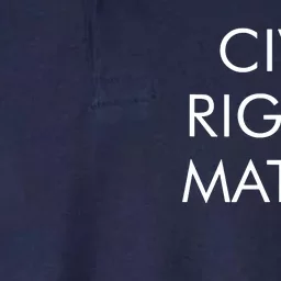 Civil Rights Matter Softstyle Adult Sport Polo