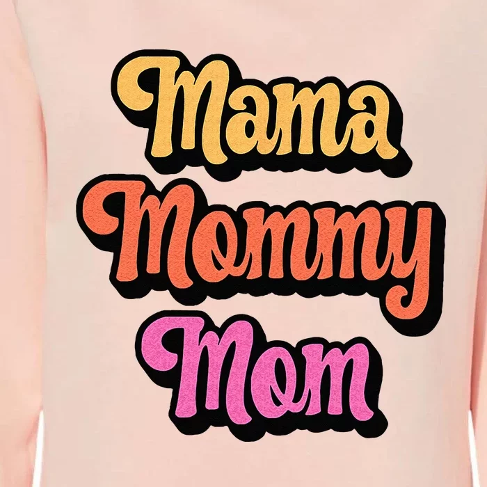 Cool Retro Mom Gift Mama Mommy Mom Womens California Wash Sweatshirt