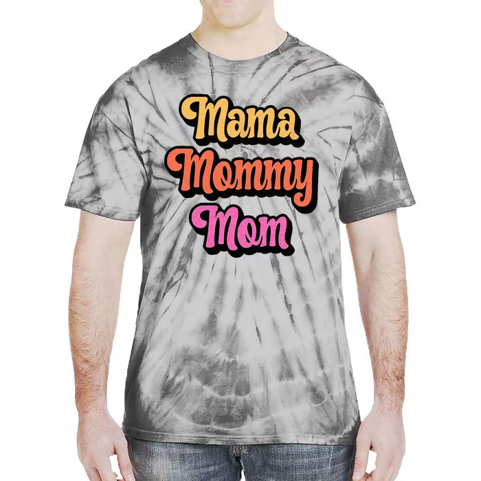 Cool Retro Mom Gift Mama Mommy Mom Tie-Dye T-Shirt