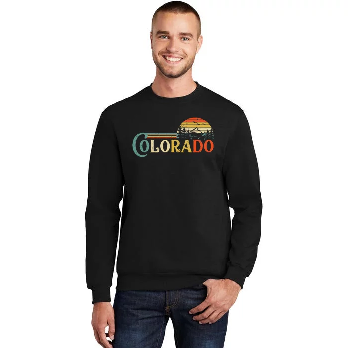 Colorado Rocky Mountain Sun Boulder Hiking Sweatshirt