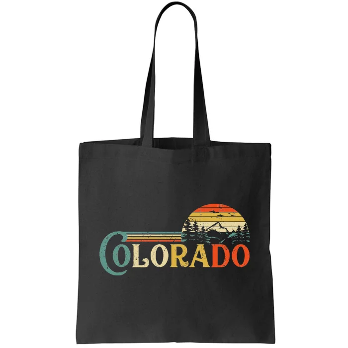 Colorado Rocky Mountain Sun Boulder Hiking Tote Bag