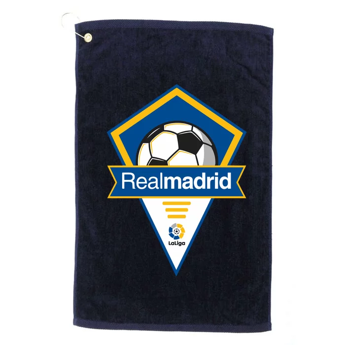 Cool Real Madrid Symbol Soccer Platinum Collection Golf Towel