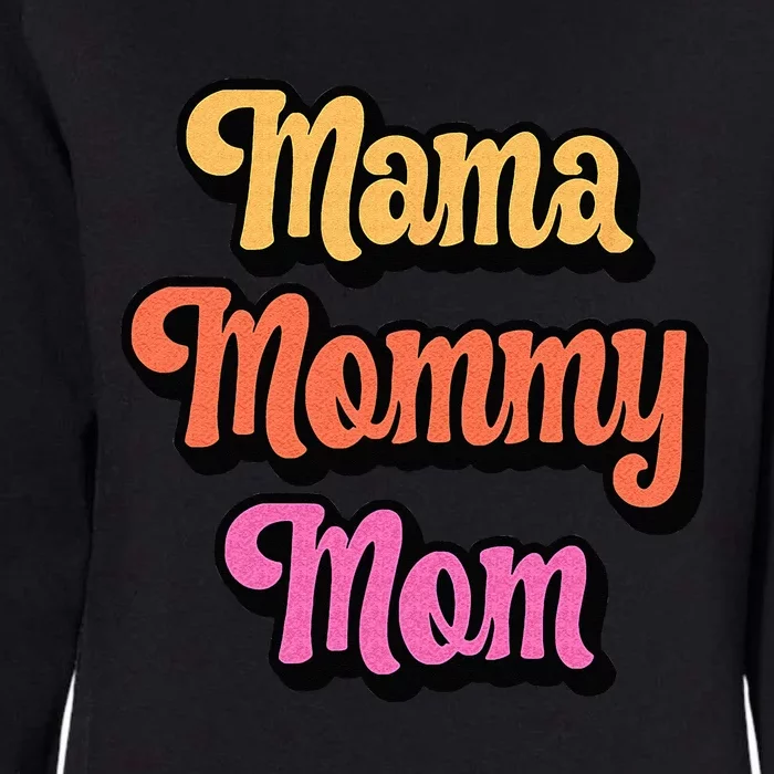 Cool Retro Mom Gift Mama Mommy Mom Womens California Wash Sweatshirt