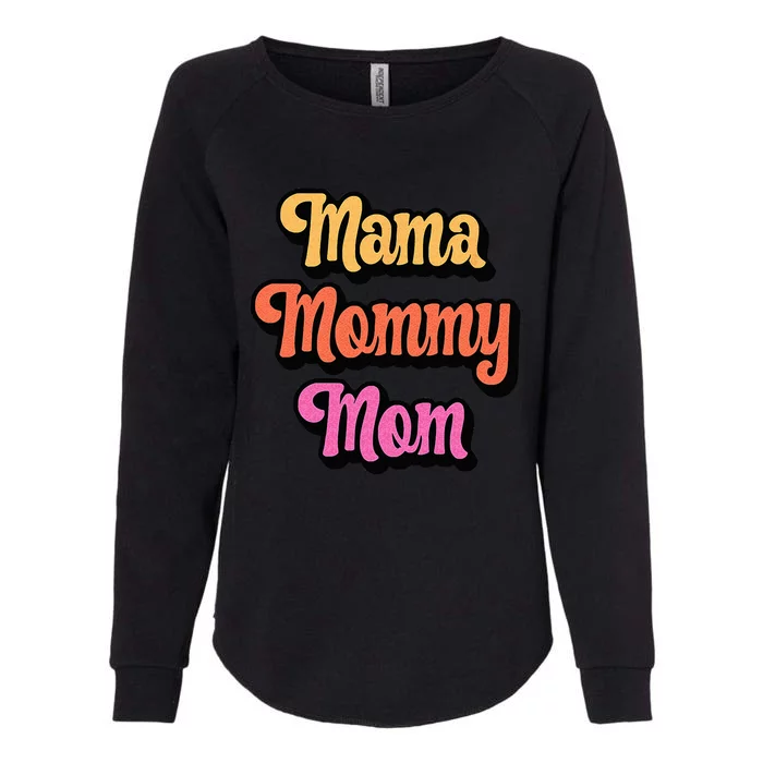 Cool Retro Mom Gift Mama Mommy Mom Womens California Wash Sweatshirt