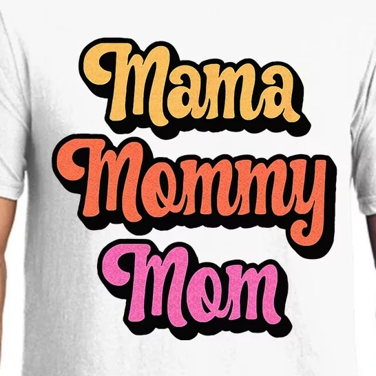 Cool Retro Mom Gift Mama Mommy Mom Pajama Set