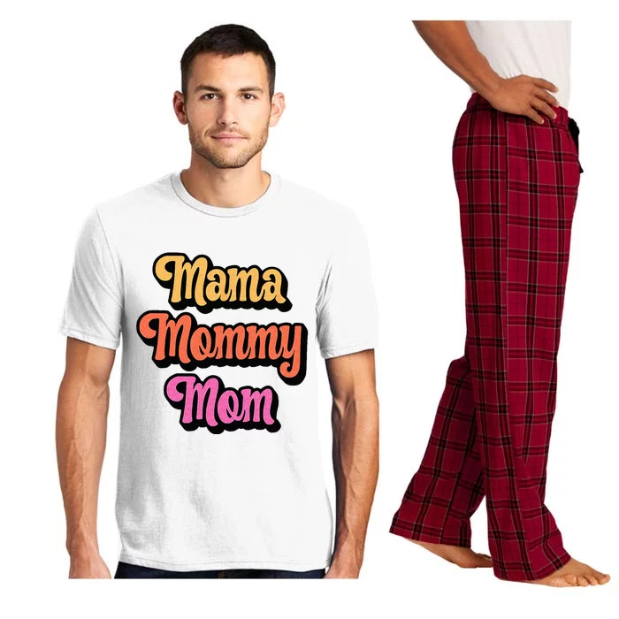 Cool Retro Mom Gift Mama Mommy Mom Pajama Set