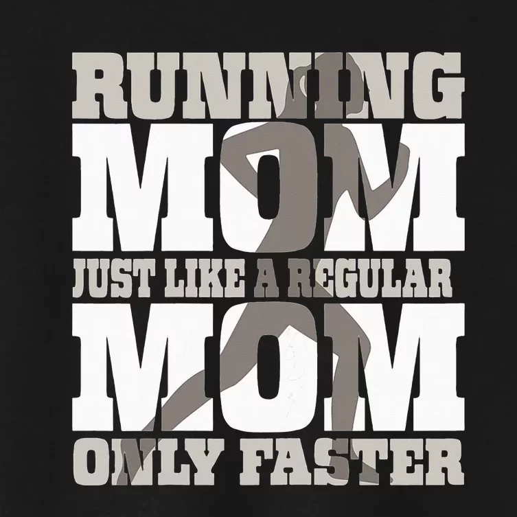 Cool Runner marathon for  mom coach race Women's Crop Top Tee