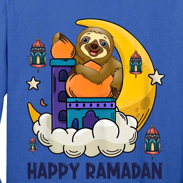 Cute Ramadan Mubarak Ramadan Kareem Eid Mubarak Meaningful Gift Tall Long Sleeve T-Shirt