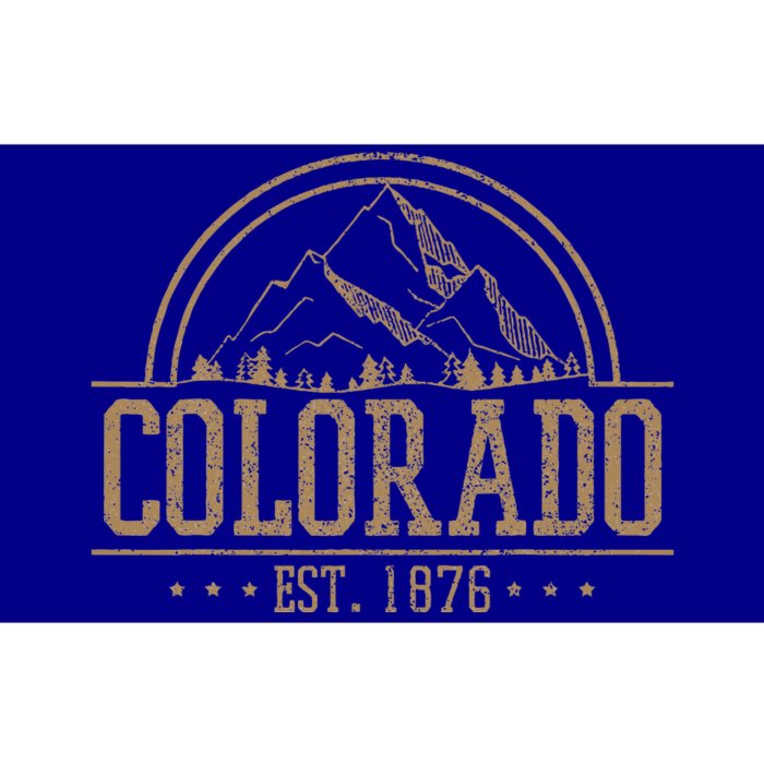 Colorado Rocky Mountains Est. 1876 Hiking Outdoor Bumper Sticker