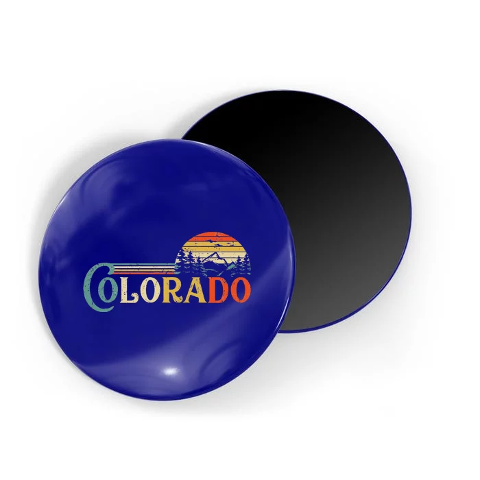 Colorado Rocky Mountain Sun Boulder Hiking Magnet