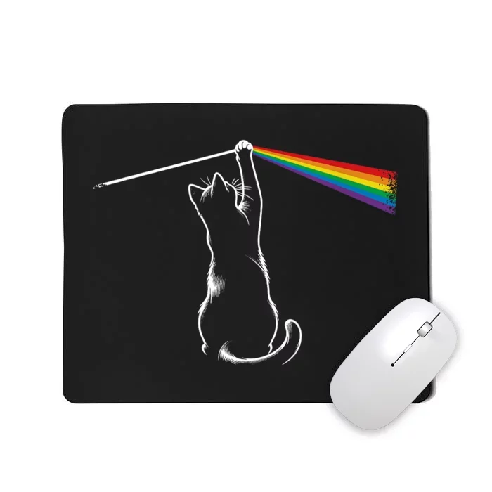 Cat Rock Music Funny Cat Lovers Mousepad