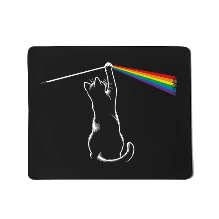 Cat Rock Music Funny Cat Lovers Mousepad