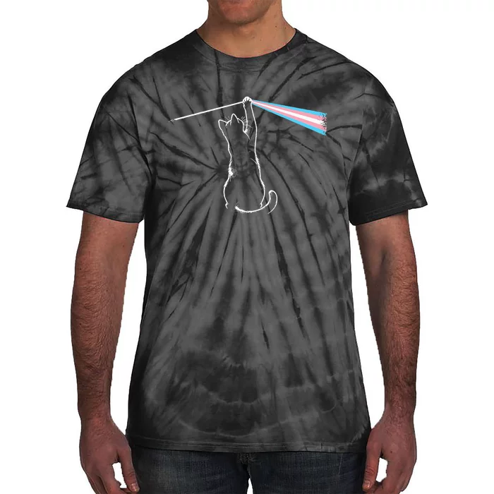 Cat Rock Music Pride Lgbt Cat Lover Gift Tie-Dye T-Shirt