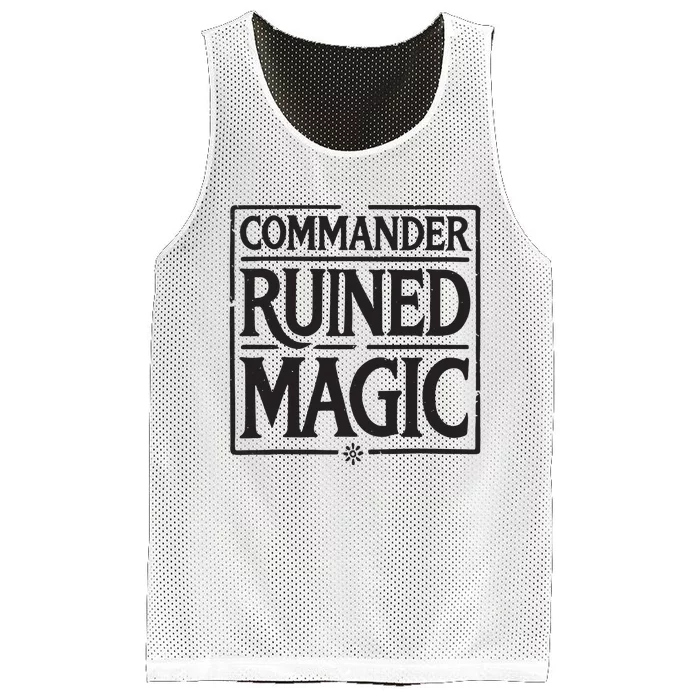 Commander Ruined Magic Mesh Reversible Basketball Jersey Tank