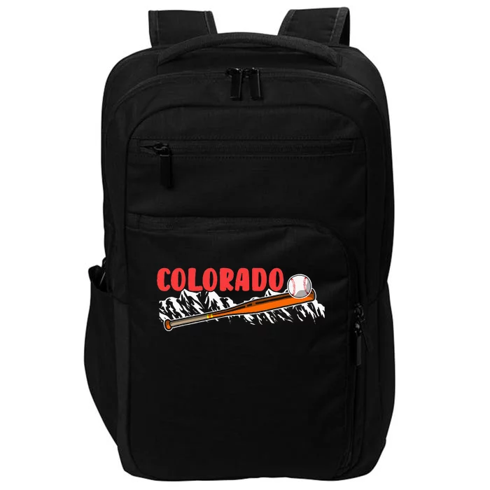 Colorado Rocky Mountain Baseball Fan Impact Tech Backpack