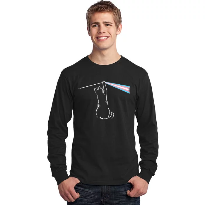 Cat Rock Music Pride Lgbt Cat Lover Tall Long Sleeve T-Shirt