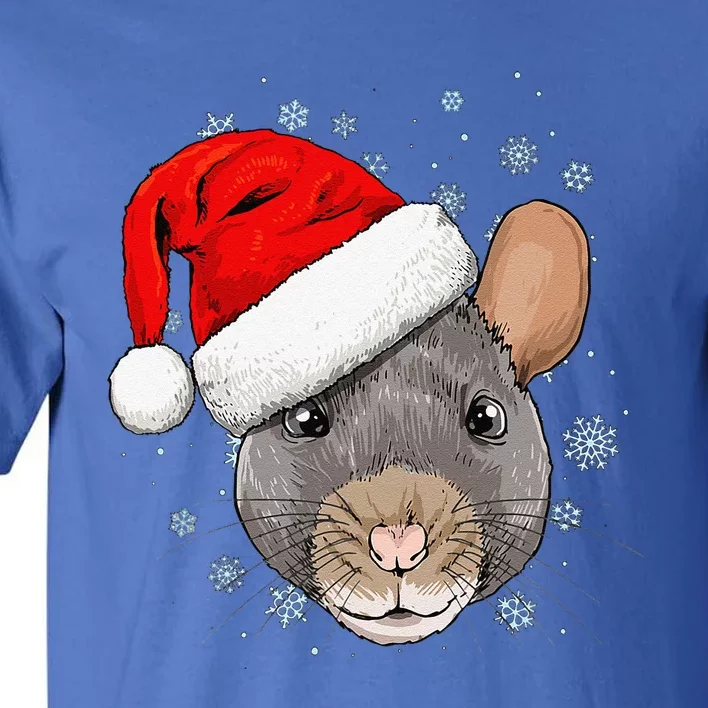 Christmas Rat Mouse Santa Clause Xmas Navidad Mice Rat Lover Tall T-Shirt