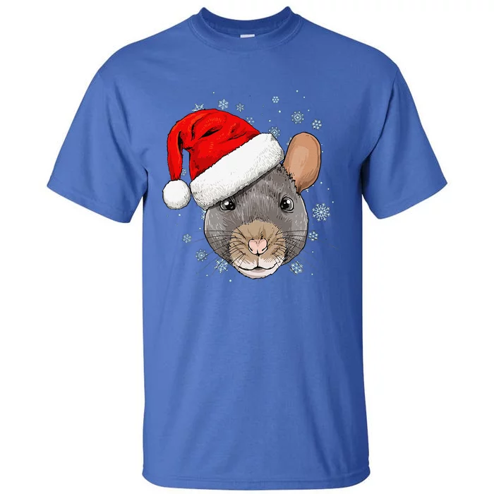 Christmas Rat Mouse Santa Clause Xmas Navidad Mice Rat Lover Tall T-Shirt