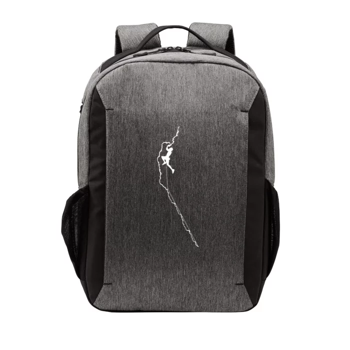 Climbing Rock Mountain Climber Bouldering Tee Gift Vector Backpack