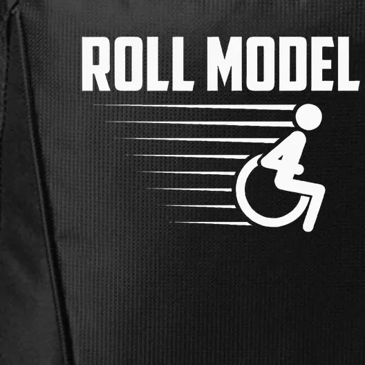 Cool Roll Model Funny Handicapped Person Wheelchair City Backpack