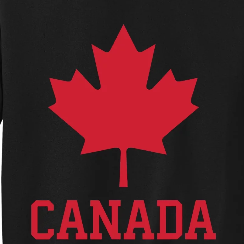 Canada Red Maple Leaf Flag Canada Day Sweatshirt