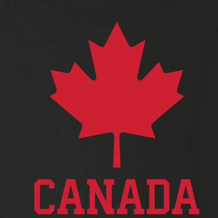 Canada Red Maple Leaf Flag Canada Day Toddler Long Sleeve Shirt